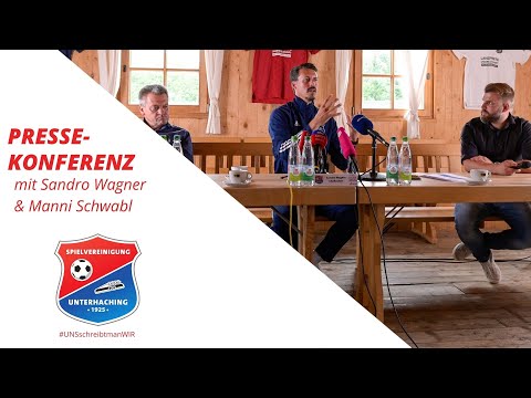 Pressekonferenz mit Sandro Wagner und Manfred Schwabl zum Saisonstart 2021/22