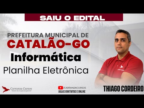 Concurso Prefeitura de Catalão-GO | Informática | Informática para Concursos