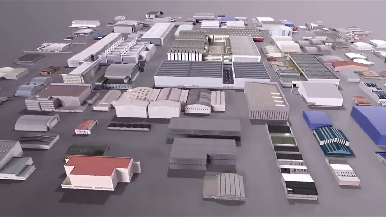 Confezione di ganci per sfondo con coperchi Modello 3D