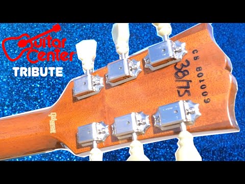 Video! 2018 Gibson Guitar Center 1975 Les Paul Deluxe Tribute Basalt Blue Sparkle image 26