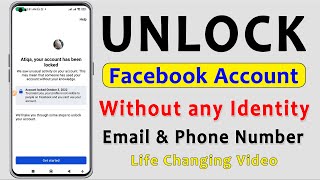 How to Unlock Facebook Account Without ID Proof 2023 | Facebook Account Locked How to Unlock 2023