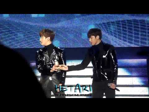 130214 K-POP CONCERT with POSEIDON 동방신기 TALK:: 정리정돈을 잘해요
