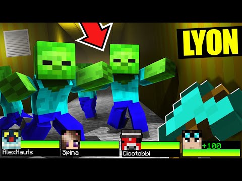 COMBATTO GLI ZOMBIE DI MINECRAFT NELLA VITA REALE!