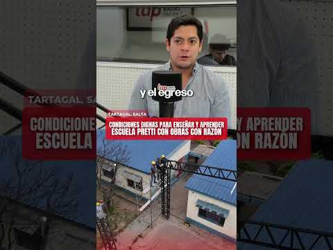 Condiciones dignas, escuela Pretti tinglado.  #tartagal #salta  #noticias #gestion #educación