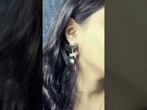 Party Meena Chandbali Earrings