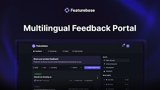 Featurebase | Mutilingual Feedback Portal