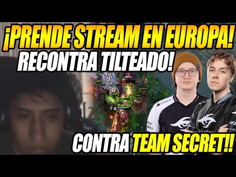 DESDE EUROPA!! WISPER PRENDE STREAM Y SE ENFRENTA A TEAM SECRET EN RANKED RECONTRA TILTEADO