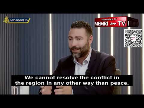 Lebanese Journalist: Peace with Israel Is Inevitable; Palestinian Cause Has Brought Chaos to Region