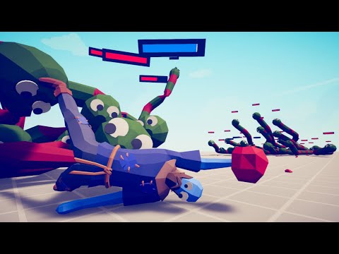 🐍50x GIANT SNAKE VS GOD UNITS -Totally Accurate Battle Simulator TABS
