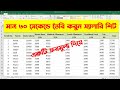 Salary Sheet In MS Excel Bangla Tutorial 2024