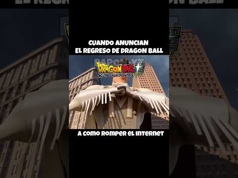 cuando anuncian el regreso de dragon ball super #humor #memes #youtubeshorts