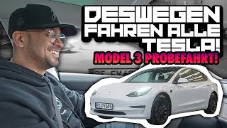 JP Performance - DESWEGEN FAHREN ALLE TESLA! | Tesla Model 3 Probefahrt