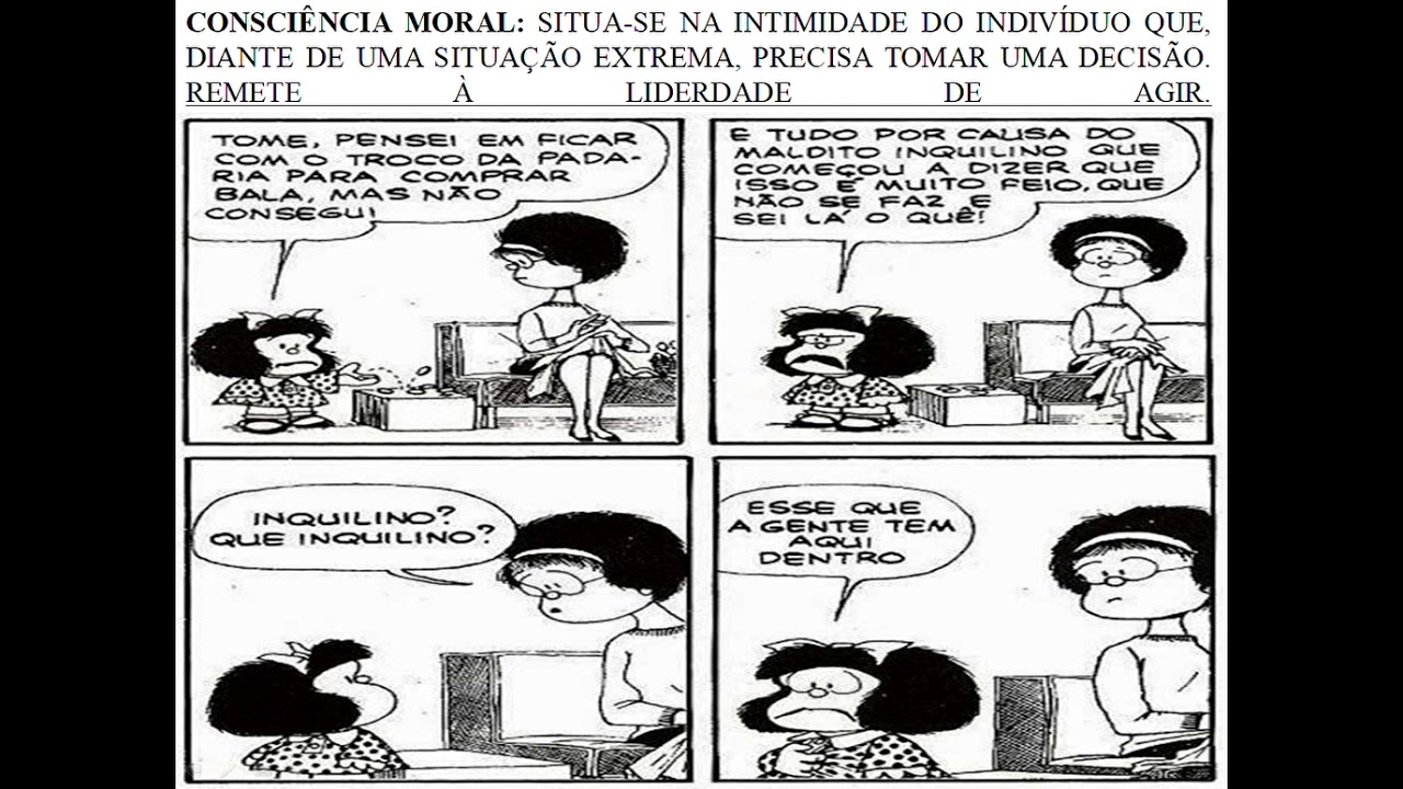 Ética - Senso Moral e Consciência moral