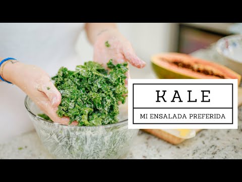 Ensalada de Kale - Kale "Masajeada"