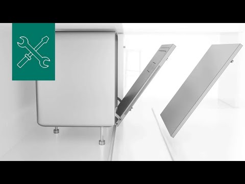 Montage eines vollintegrierten Geschirrspülers mit Schlepptürsystem | Bauknecht