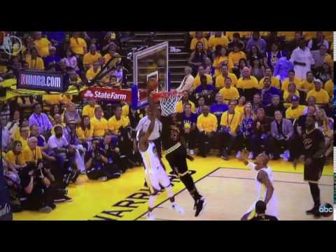 2017 NBA Finals Game 2: Goal Tending Call on Thompson