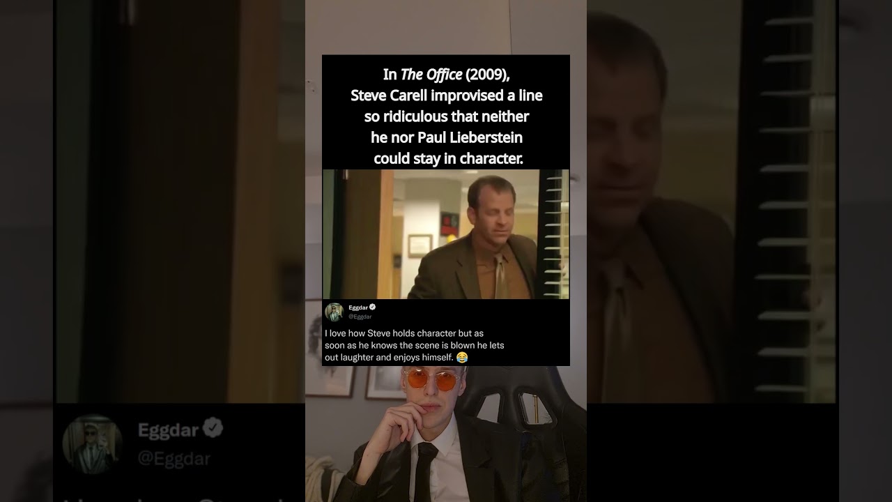 In The Office (2009), Steve Carell improvised a line so ridiculous that neither he nor Paul