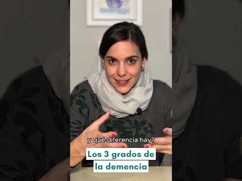 Los 3 grados de la demencia