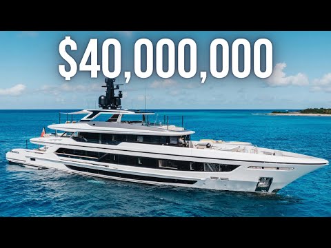 Inside a $40,000,000 Luxury SuperYacht | Baglietto T52 Super Yacht Tour