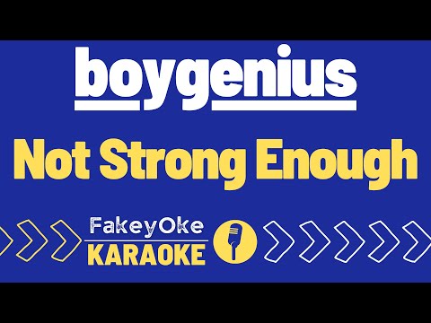 boygenius - Not Strong Enough [Karaoke]