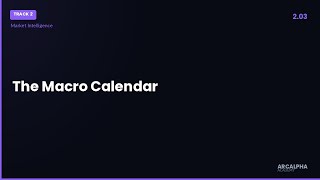 The Macro Calendar: Fed, Jobs & Earnings