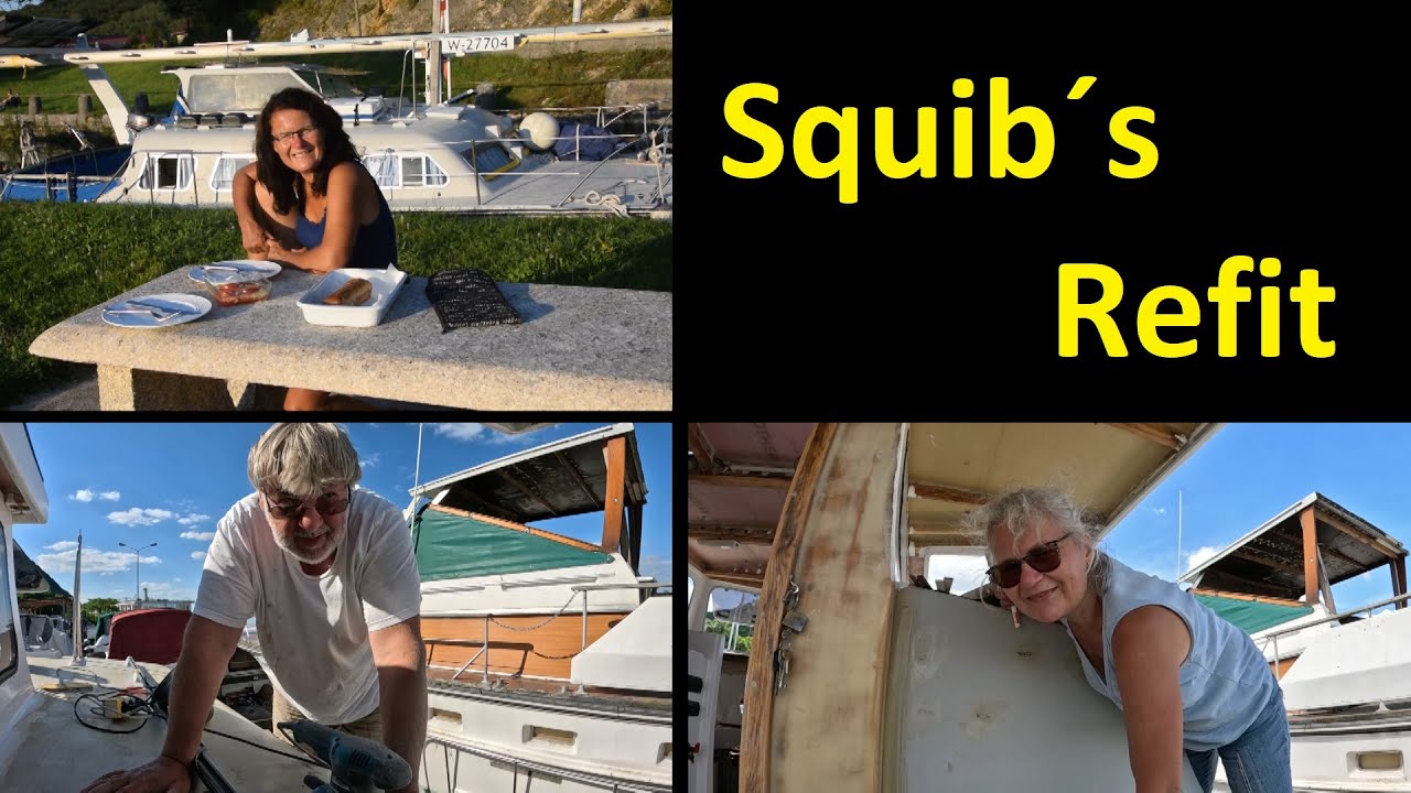 Squib's Refit - Finalizing rub rails - Preparing the deck for priming - Painting the shop /86