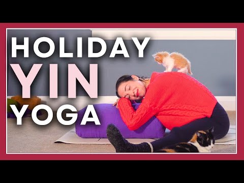 Staying YIN For The Holidays - 30 min Self-Care Yin Yoga (with kittens!) thumbnail