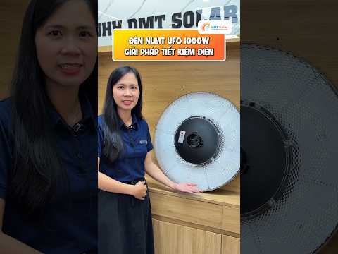 Đèn LED năng lượng mặt trời hình đĩa bay chiếu sáng sân vườn 1000W