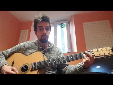 proper gypsy jazz chords to "j'attendrai"