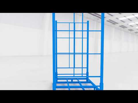 Pallets for tires with wire mesh bottom, type UP2.1 - zdjęcie