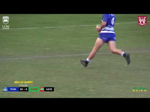 2018 IDRL 1st Grade Round 13 Highlights - Thirroul Butchers Vs Corrimal Cougars