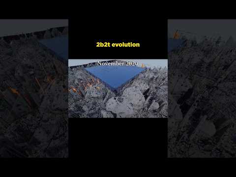 Evolution of 2b2t ( BIGGEST OG SERVER ) #shorts #2b2t #og #minecraft