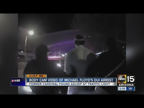 Body camera footage released from Michael Floyd’s DUI arrest