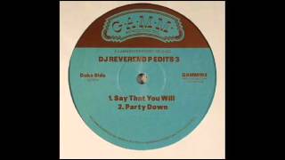 DJ Reverend P - Party Down (Edits 3)