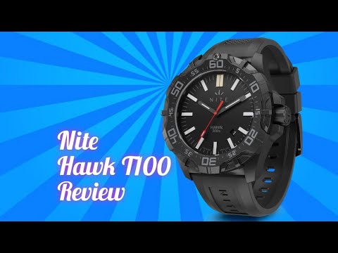 Hawk T100 Watch by Nite Watches - Full Review - the best tritium tactical watch?