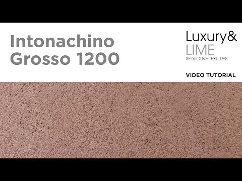 Intonachino Grosso1200 by Luxury&LIME | Application Video 2025