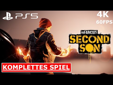 INFAMOUS SECOND SON PS5 Gameplay Walkthrough FULL GAME Deutsch [4K 60FPS] Kein Kommentar Part 1