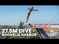 27.5M High Dives into the Rochelle Harbor - Red Bull Cliff Diving 2015