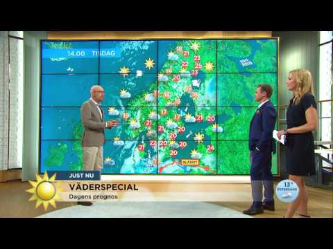 Här blir det "riktigt pangväder!" - Nyhetsmorgon (TV4)