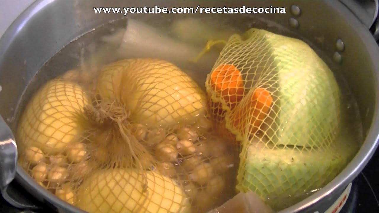 Cocido - Receta rápida para olla express ✅