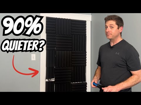 Soundproofing any Door with $20 Acoustic Foam!