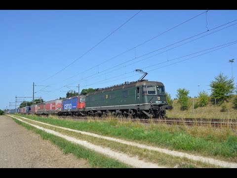 Bahnverkehr in Herzogenbuchsee am 08.07.17 - "Umleiterverkehr"