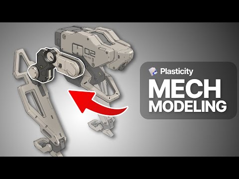 How to 3D Model Mechs in Plasticity - Legs Exercise