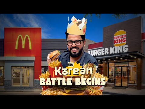 Burger King vs McDonald’s Korean Menu Review 🍟 | Best Fast Food Challenge 2025