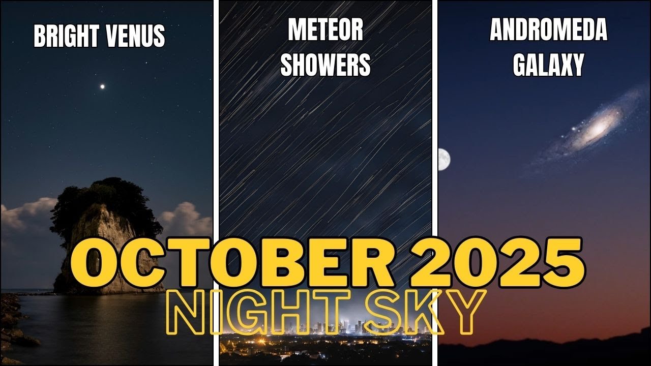 October 2025 Skygazing: Mercury, Mars, Titan, and Orionids on Display