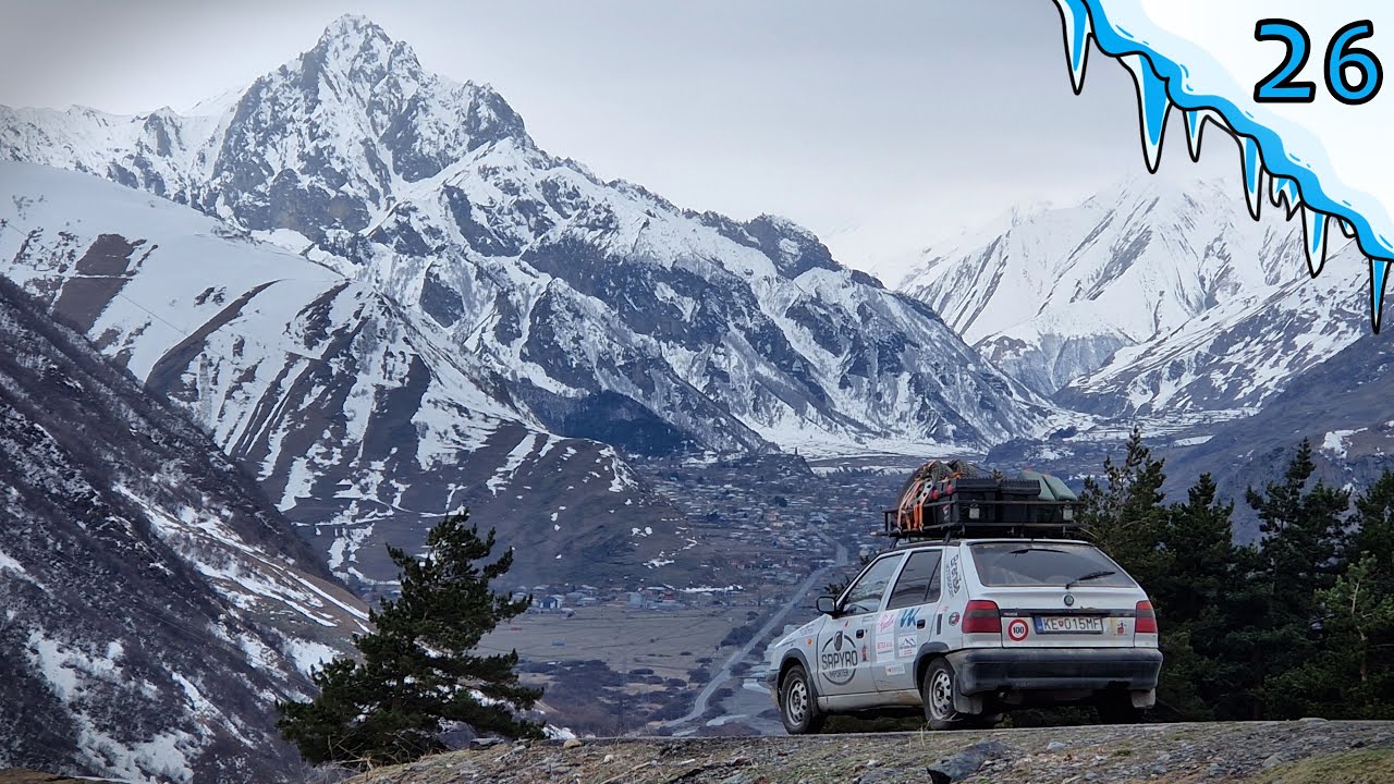 Skoda Felicia through mountainous Georgia with the last strength... (OYMYAKON Part 26.)