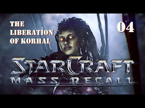 The Liberation of Korhal Hard Walkthrough | StarCraft Mass Recall Queen of Blades Mission 04