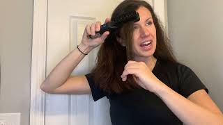 Review of Ouyii Wireless Hair Straightener Brush, 2-in-1 Cordless Enhanced Portable Straightening