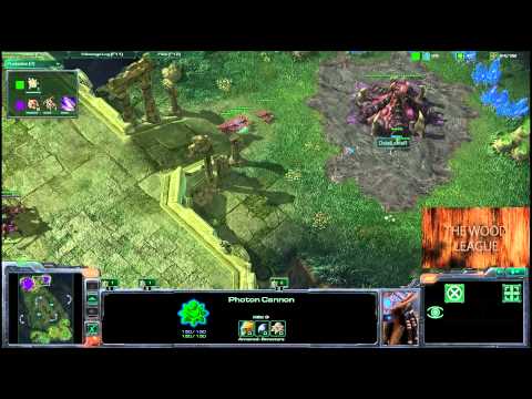 THE WOOD LEAGUE Starcraft 2: Mana V. LameR (PvZ) - Part 1