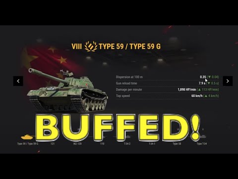 Type 59 Getting Major Buff!  "Wargaming Rebalancing"
